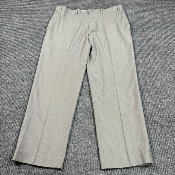 Ralph Lauren Other - Ralph Lauren Mens Dress Pants Size 36x30 Gray Washable Flat Front Mid Rise